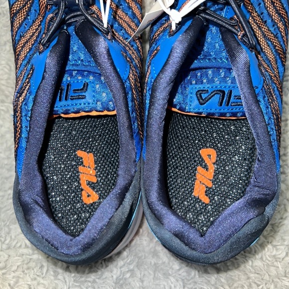 Fila Sorrento Breathable Mesh Athletic Sneakers‎ Shoes Blue Orange Men\'s 13 NWOT